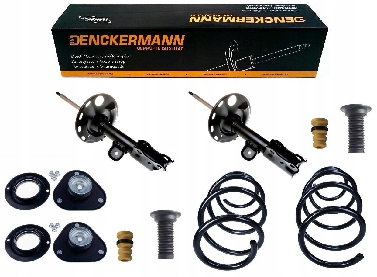 Tlumiče Upevňovací Pružiny Toyota RAV-4 Rav 4 III 2.2D 2005- Přední Sada