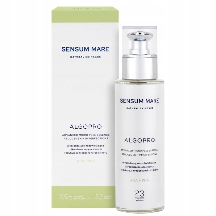 Sensum MARE_Algopro vyhlazující a rozjasňující mikroexfoliační esence 1