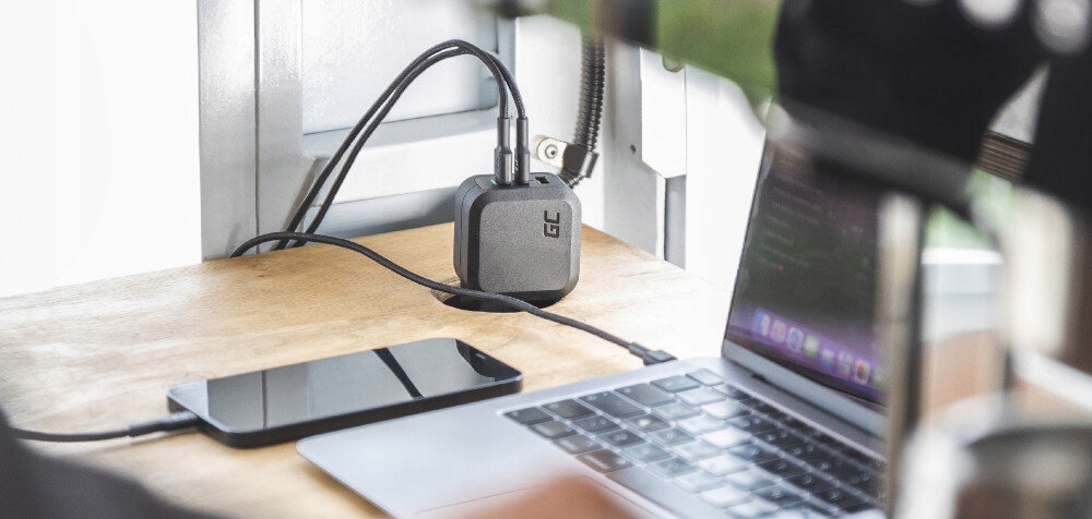 Ładowarka sieciowa GREEN CELL CHARGC08 65W USB C Przewód w zestawie nie