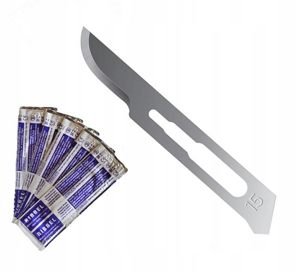 

Ostrze Chirurgiczne Skalpel Ribbel 10 Szt. Nr 15