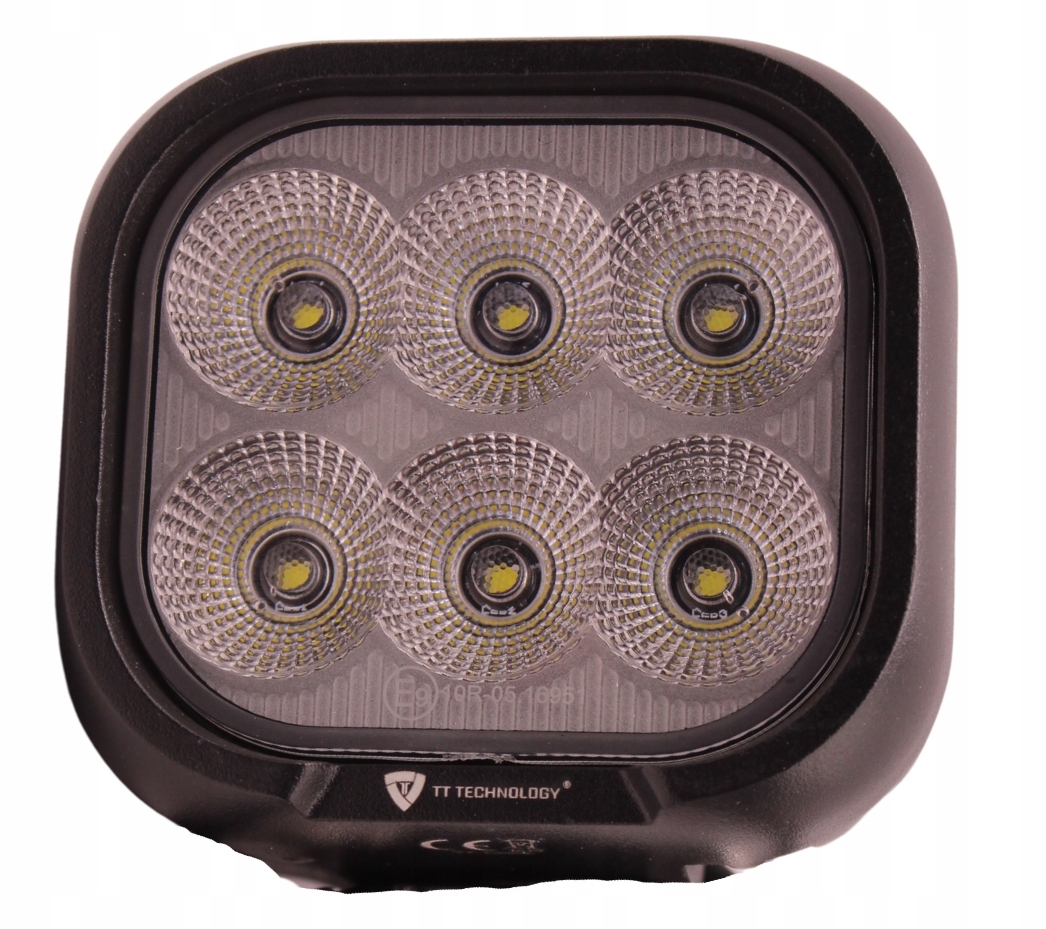 Pracovní lampa 6LED Osram 60W rozptýlená čtvercová TT.13320