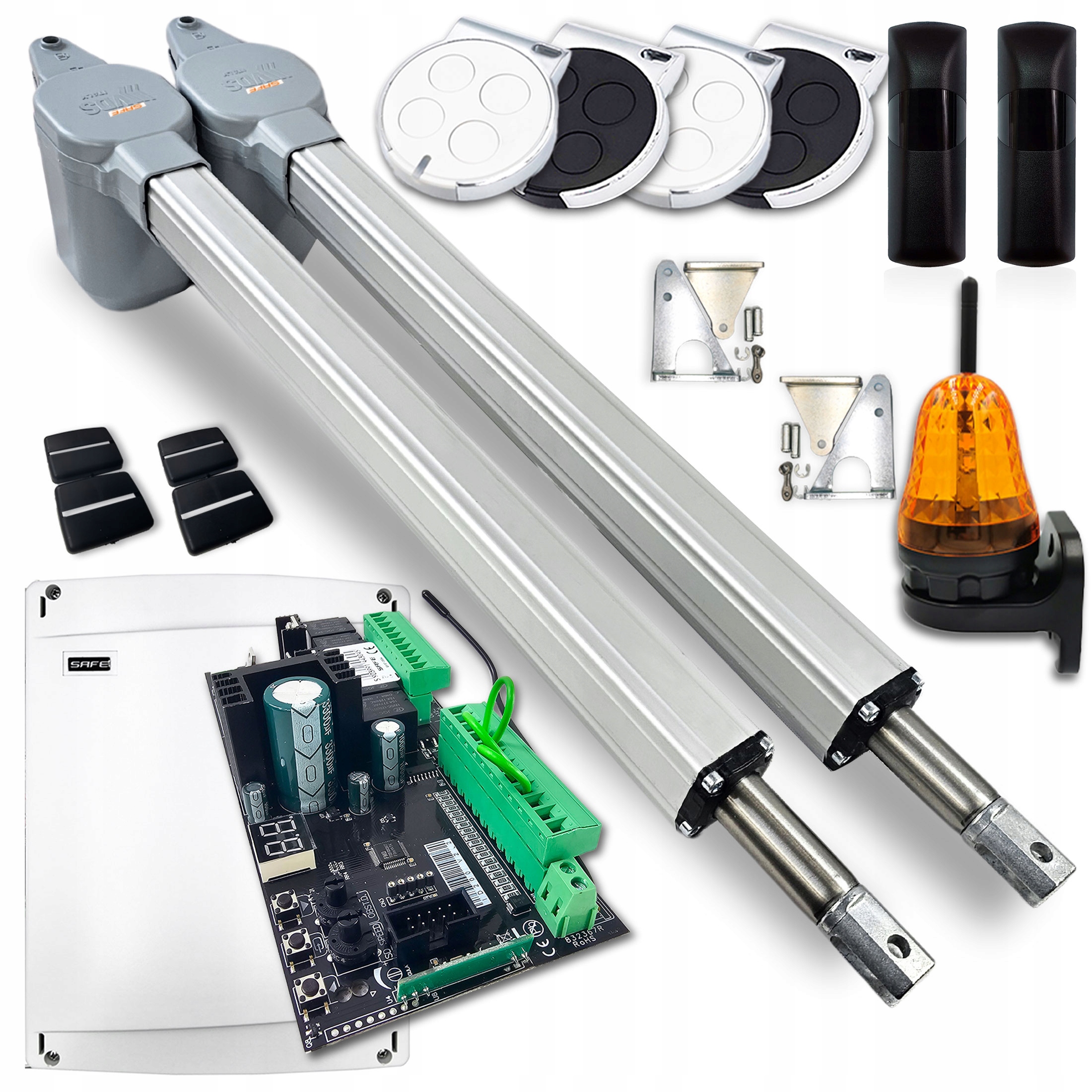 Pohon Dvoukřídlé Brány 7m 400 Automat pro křídlovou bránu Safe 4xPILOT