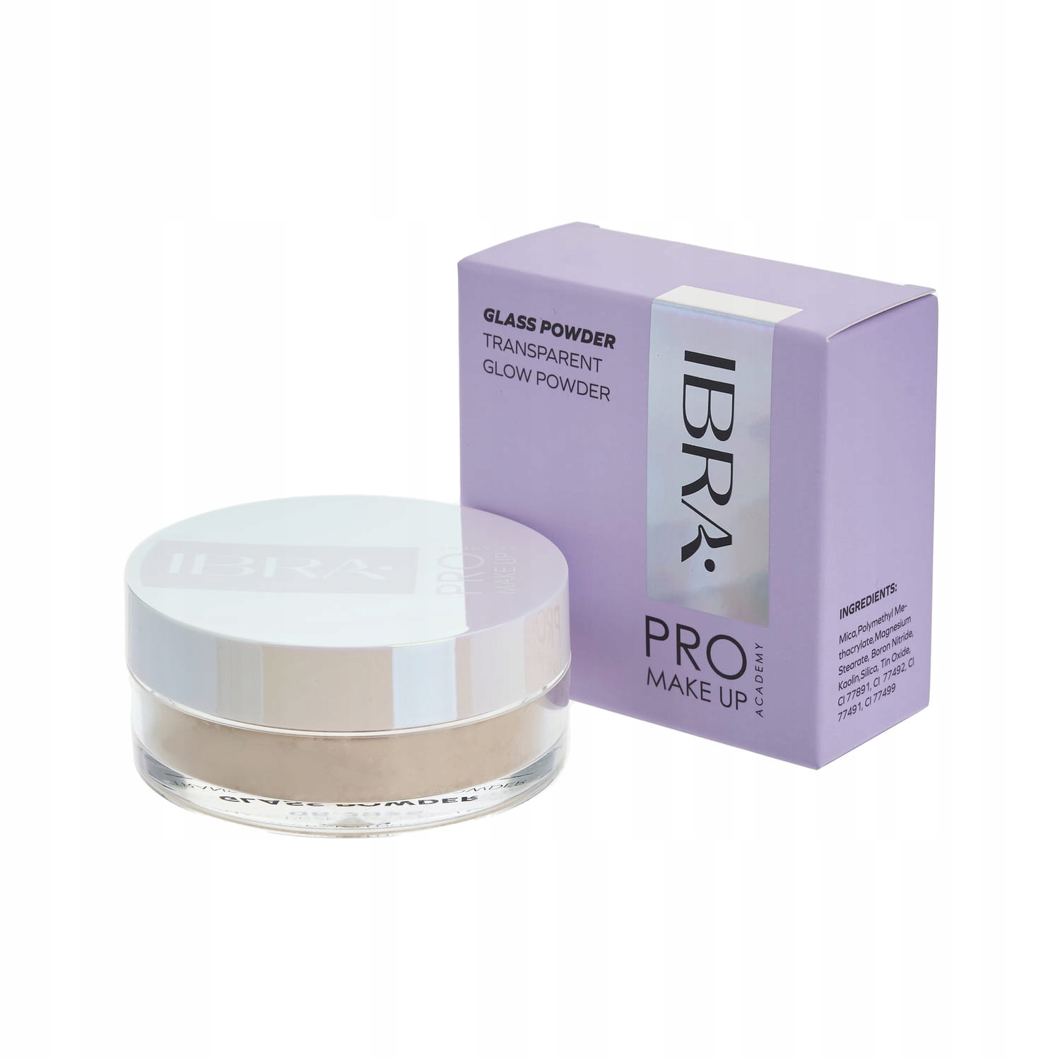 Rozjasňujúci transparentný púder Glass Powder IBRA Makeup