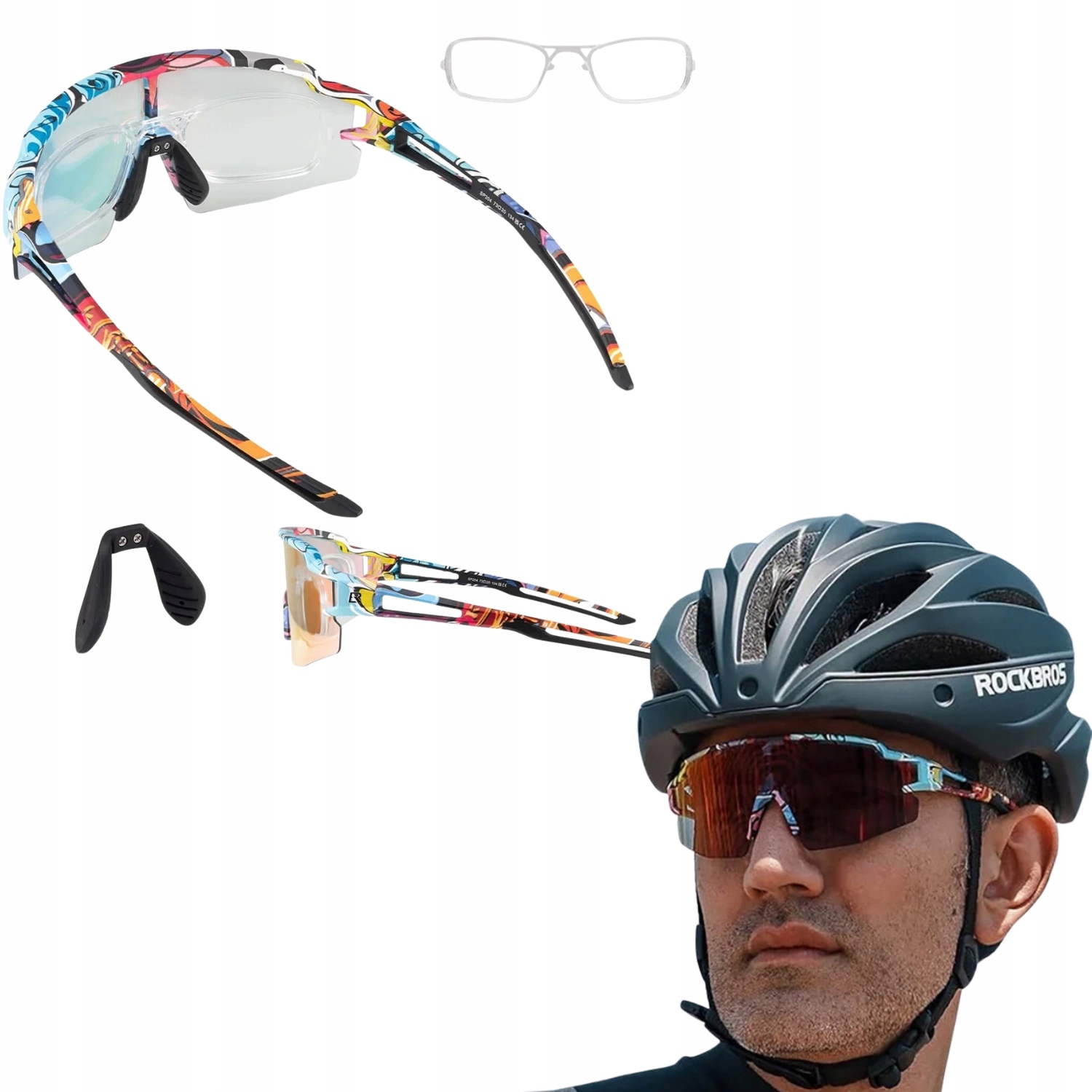 Sportovní Cyklistické Brýle Fotochromatické UV400 Ultralehké Rockbros