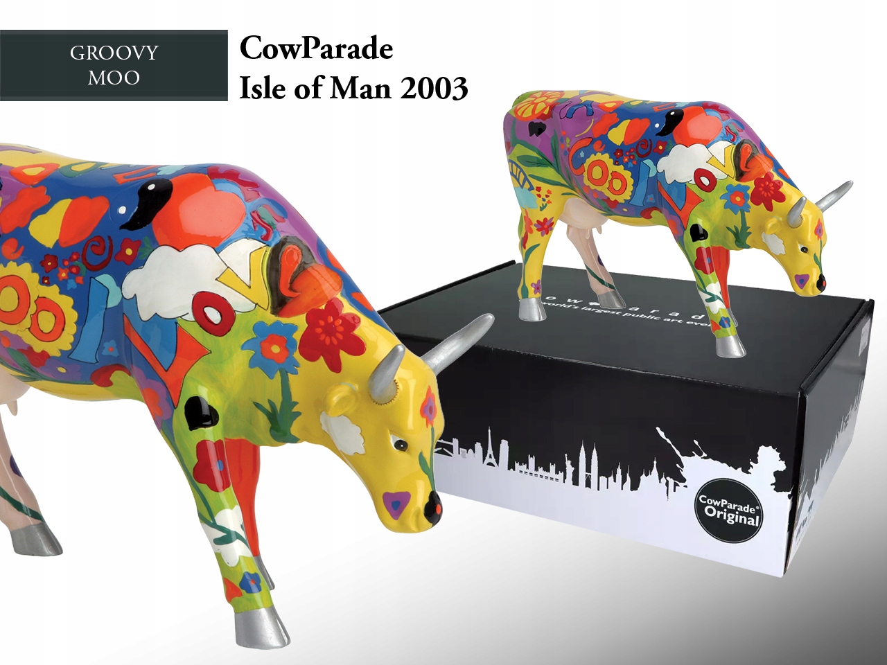 Figurka Krava Cowparade Groovy Moo Kay Ormond Zberateľská Ako Darček