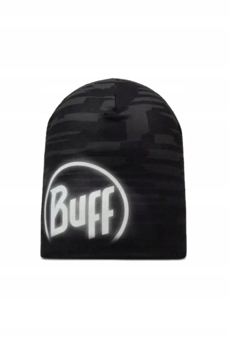 Buff Czapka Ecostretch Beanie Nerde Graphite uni