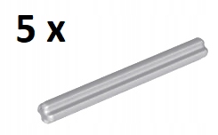 

Lego Light Bluish Gray Technic Axle 5L 32073 5szt