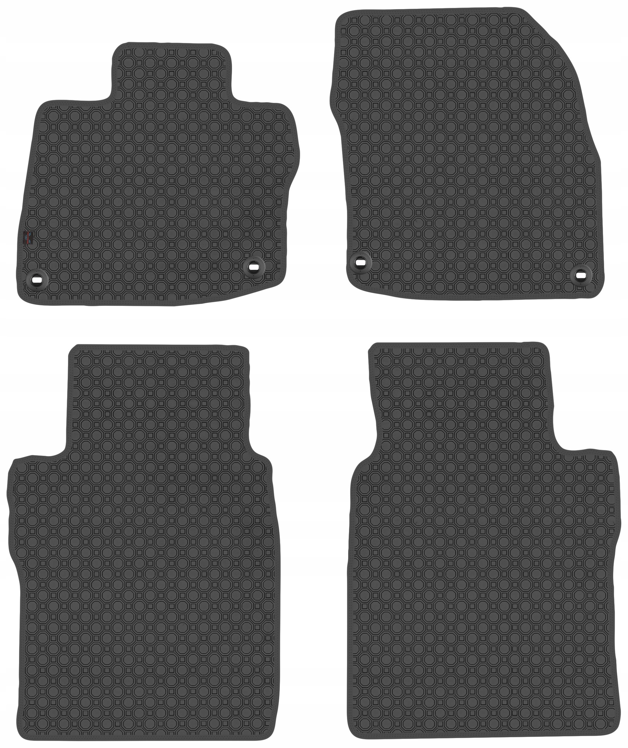 

Honda Civic VIII Hb 3D 06-12 Dywaniki guma Czarna