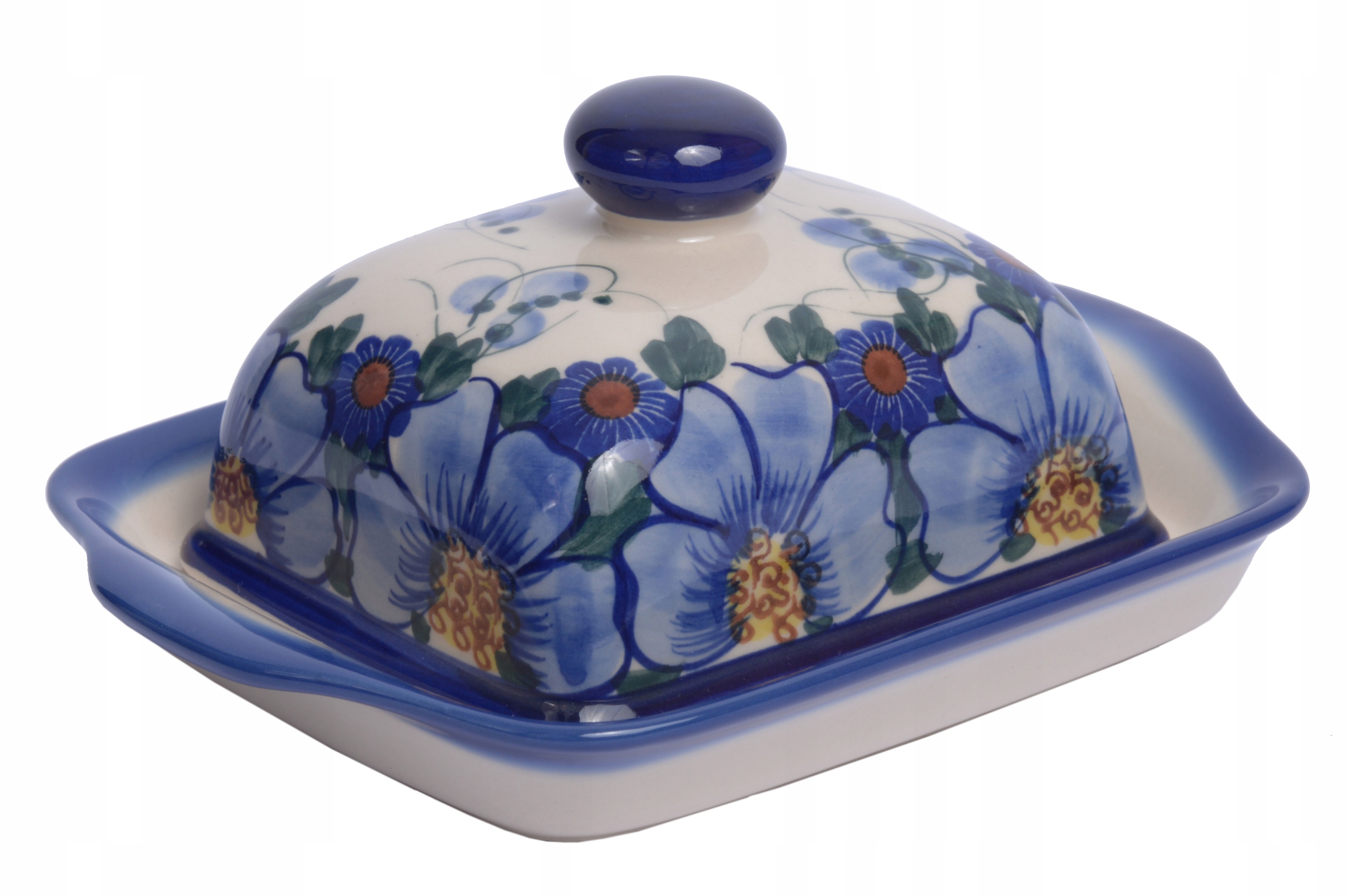 MASELNICA 200 G MASŁA CERAMIKA STYL BOLESŁAWIEC