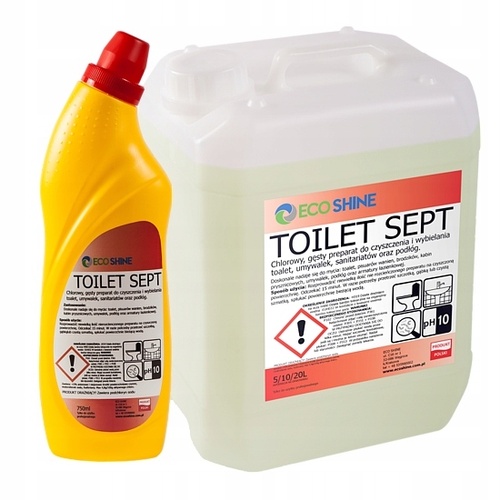 

Profesjonalny żel toalety Ecoshine Toilet Sept 750