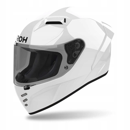 Kask AIROH CONNOR WHITE GLOSS biały GRATISY Homologacja europejska ECE R22-06