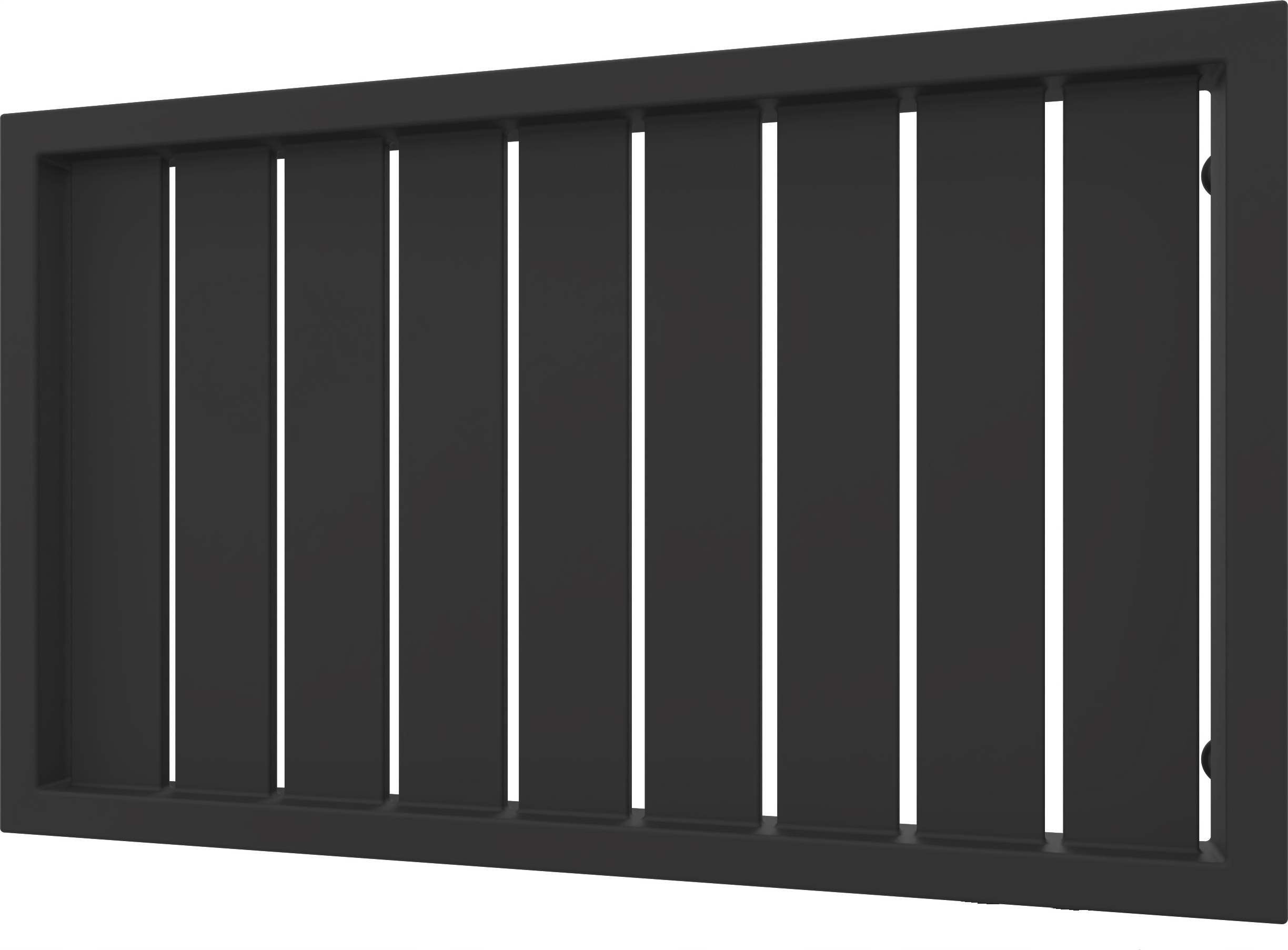 Dekorativní Radiátor Bradone H480 L790 Černý