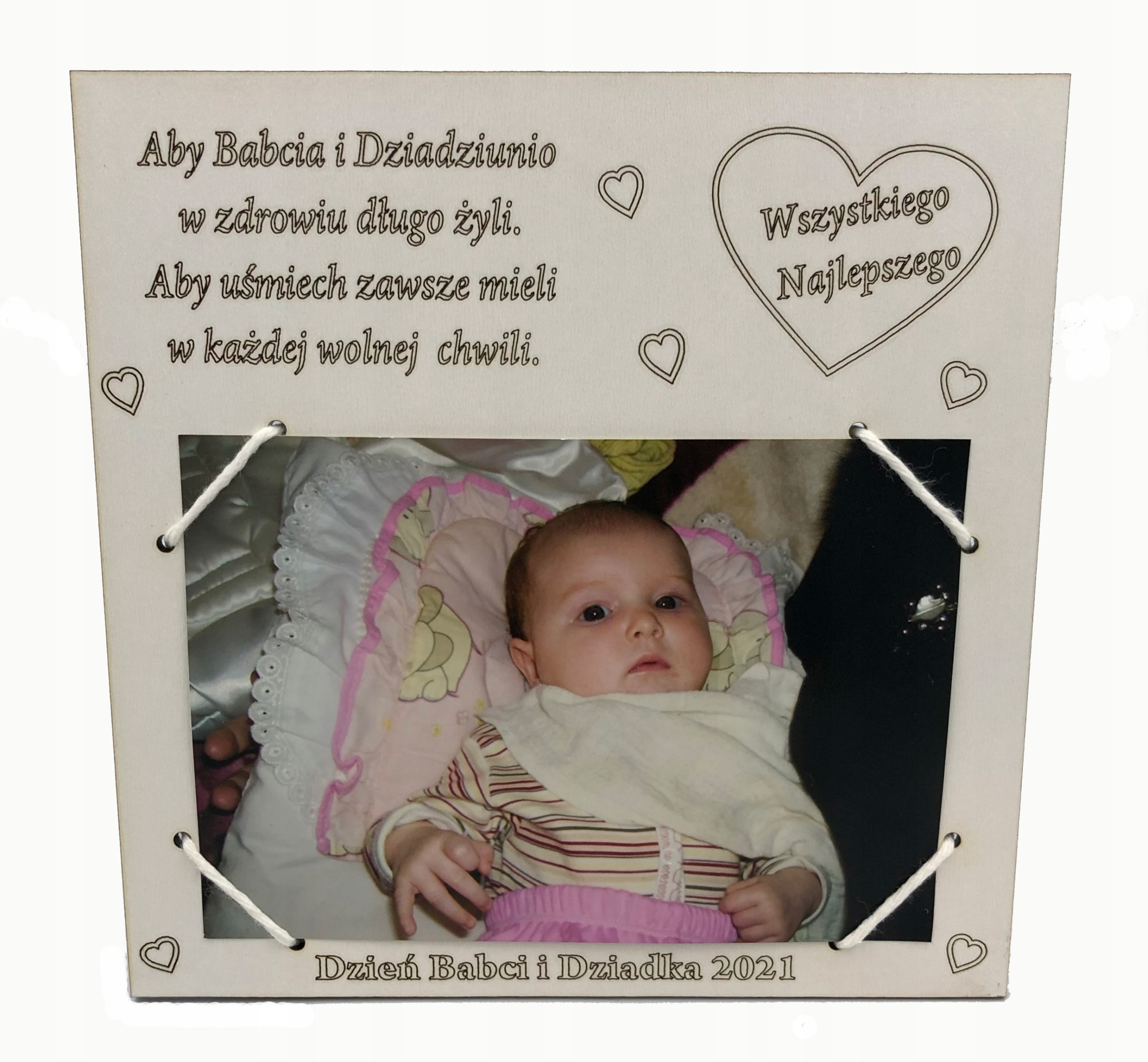 

Ramka foto na Dzień Babci i Dziadka z grawerem