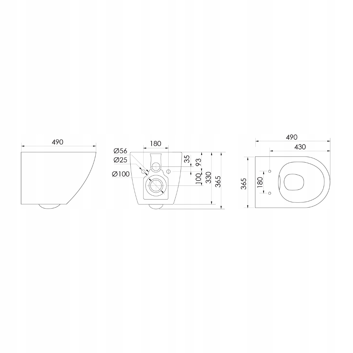 MISKA WC WISZĄCA RIMLESS Z DESKĄ SLIM HAGSER BENO Stan opakowania oryginalne