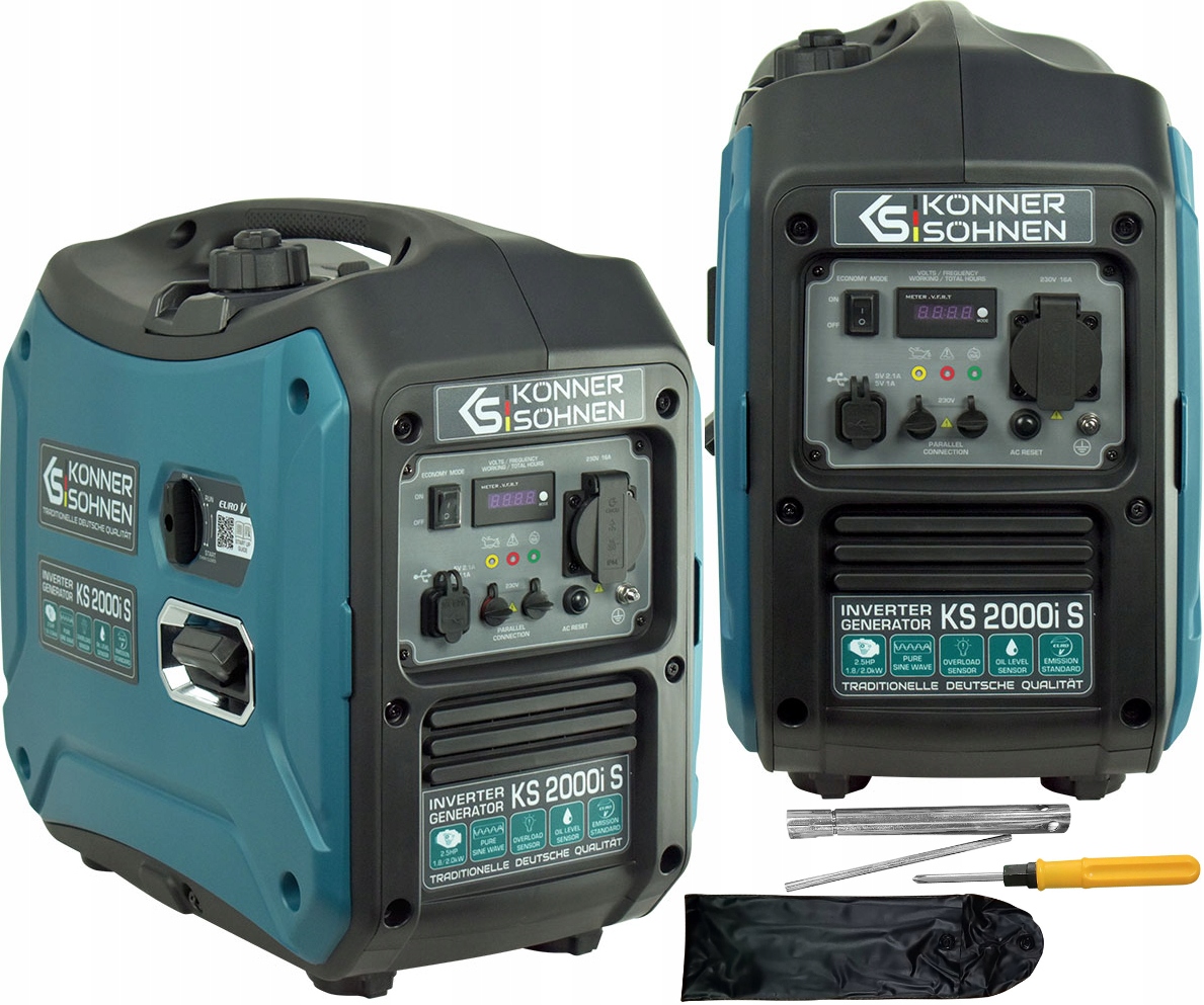 Agregat Inwertorowy 2000W Generator prądu Avr Olej