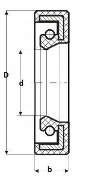do USZCZELNIACZ 25x40x7 na SIMERING 25 x 40 x 7 Stan opakowania oryginalne