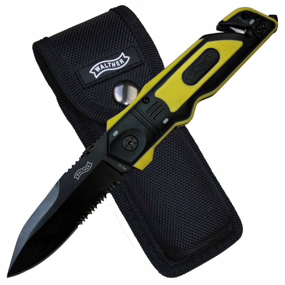 Skládací Záchranářský Nůž Walther Emergency Rescue