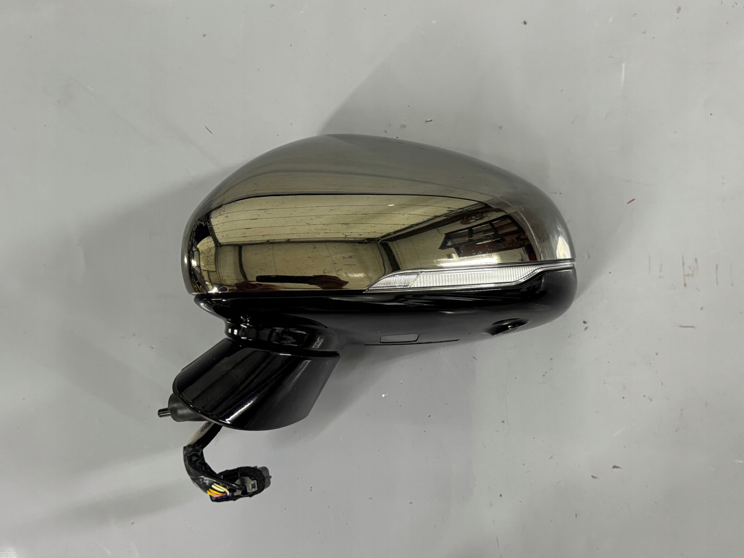 зеркало левое ассистент ремня хром 10 пин kia STINGER