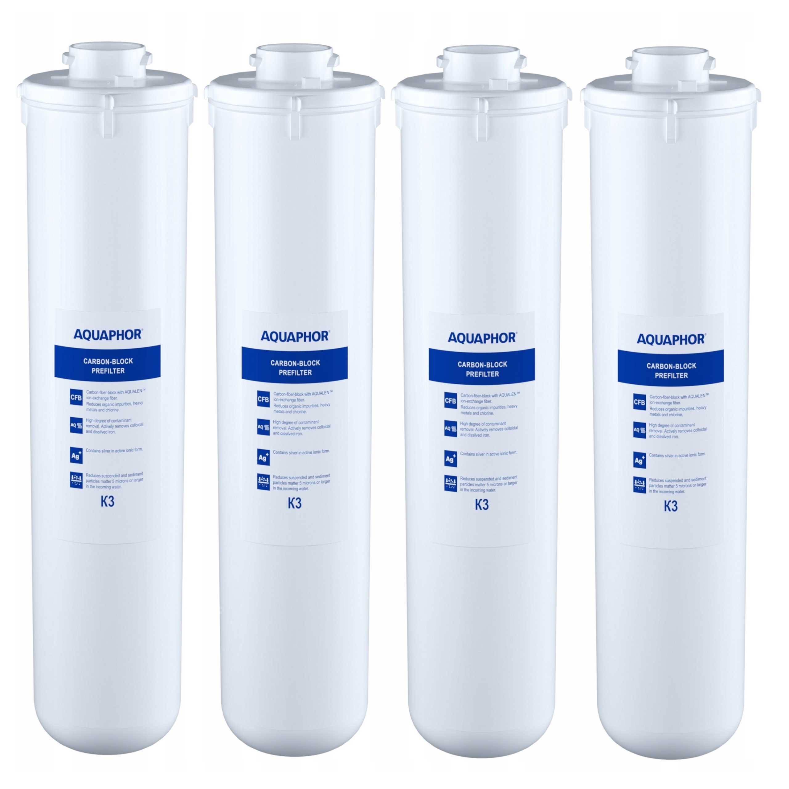 Aquaphor K3 Filtrační vložky 4 ks – Nejvyšší filtrace vody