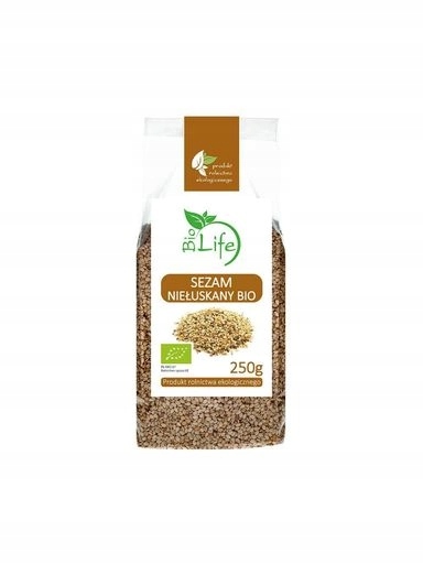 4x Biolife Ekologický neloupaný sezam Bio 250 g