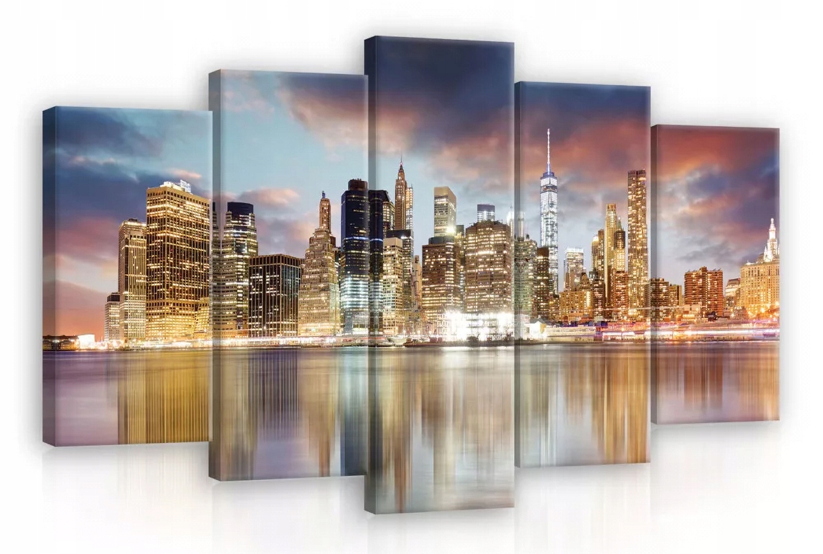 Obraz Na Plátně Canvas 100x60 New York Světla