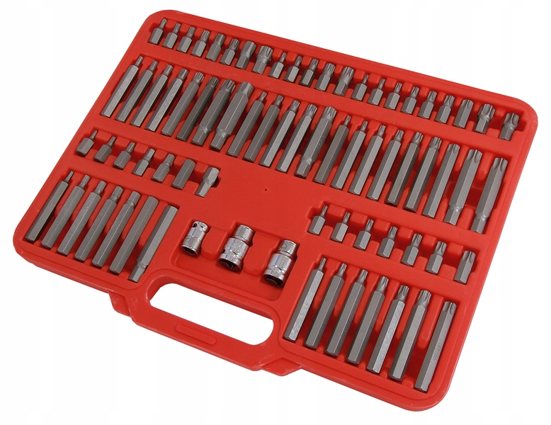 

Zestaw Bitów Kluczy Imbus Spline Torx 75 el Bity