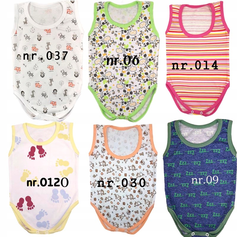 Body NA NARAMKACH 100% bawełna POLSKIE 116 cm Kolor wielokolorowy