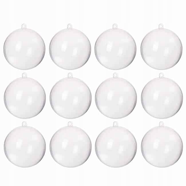 OK nietłukące bombki akrylowe kula plastikowa decoupage do stworzenia własn