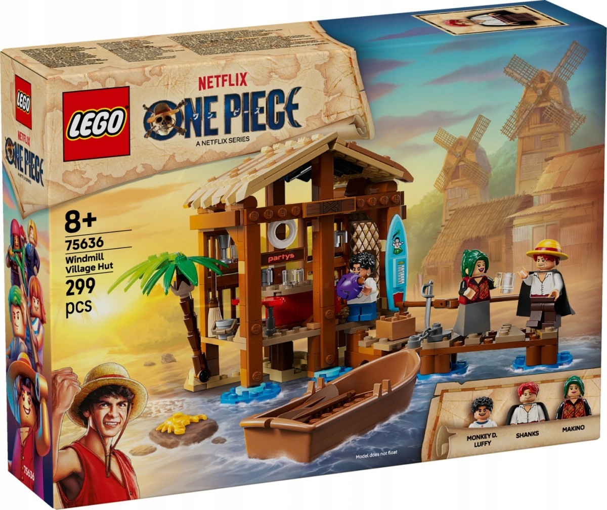 Lego Stavebnice One Piece 75636 Chatka ve vesnici Fuusha