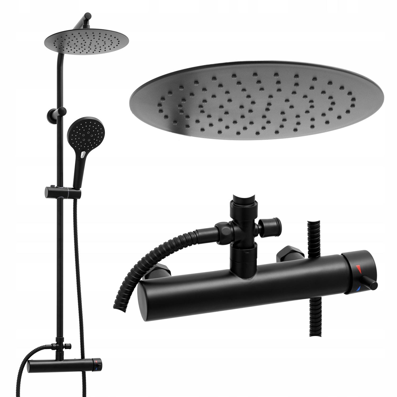 

Zestaw prysznicowy bateria panel deszczownica