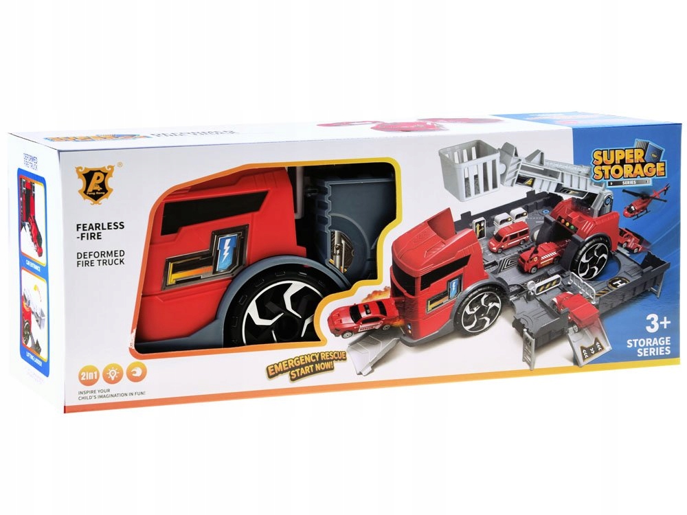 Auto ciężarówka 2w1 parking laweta ZA3199 Efekty brak