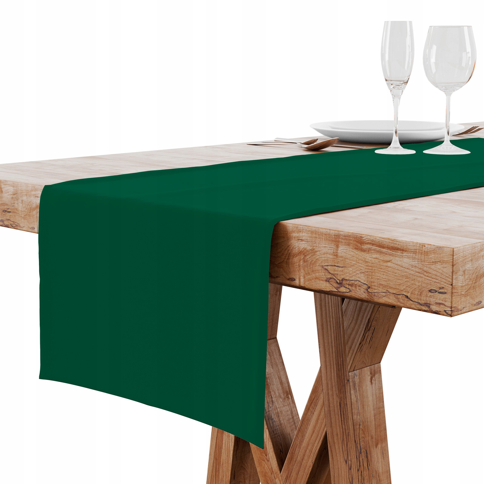 

Bieżnik Plamoodporny Solid 40X140 Ciemny Zielony