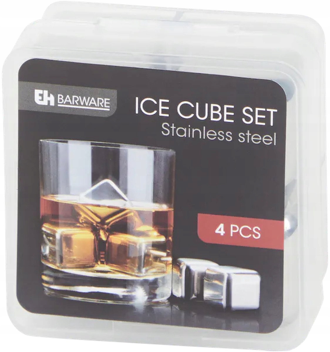 STALOWE KOSTKI do LODU DRINKÓW CHŁODZĄCE 4 sztuki Kod producenta STALOWE KOSTKI do LODU DRINKÓW