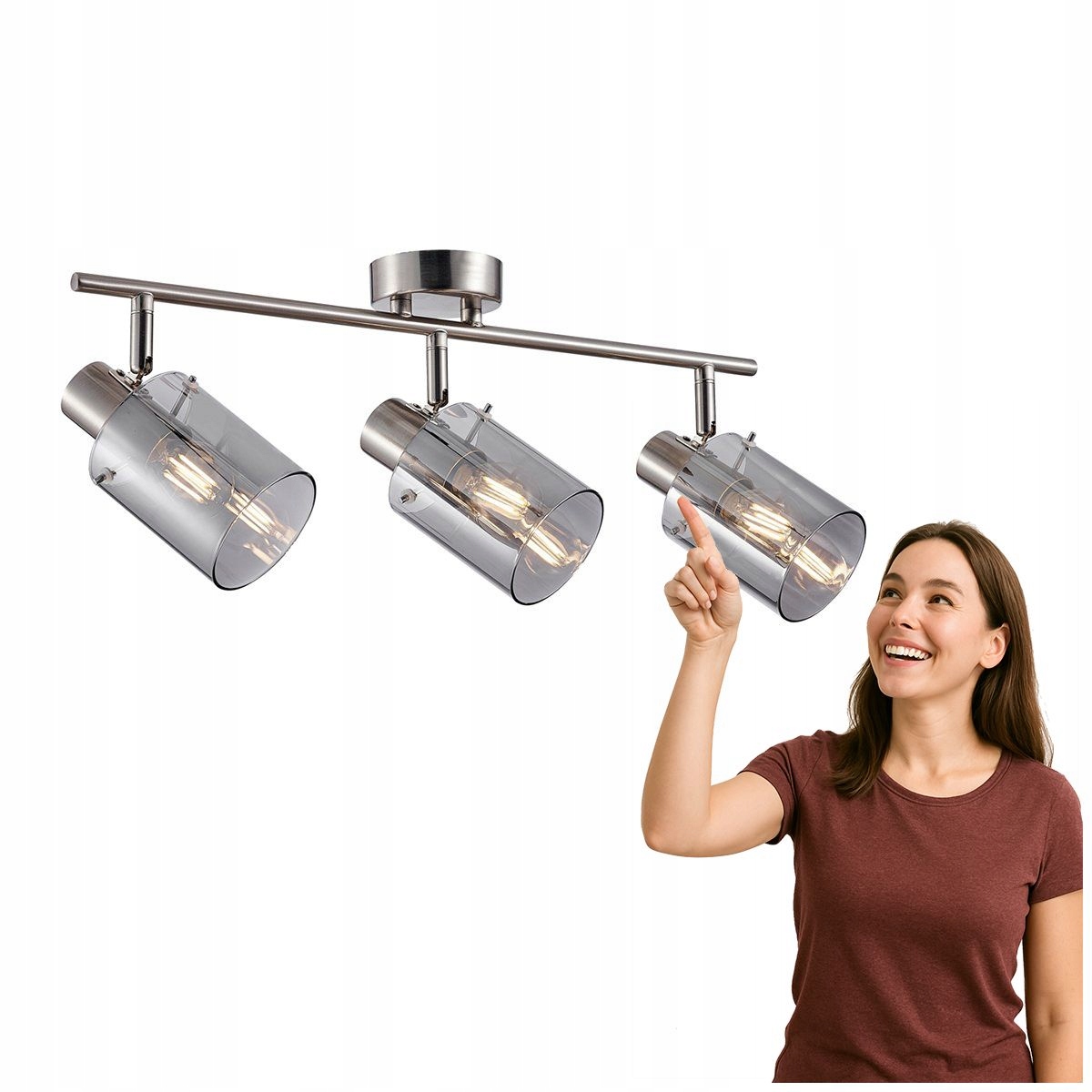 Lampa reflektor spot Sardo SPL-5581-3-SC-SG Italux