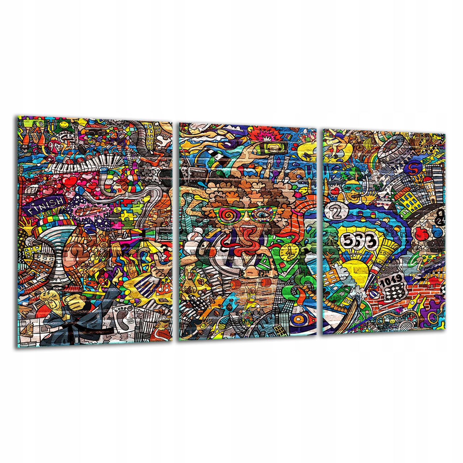 Skleněná Deska Na Krájení Deska 3x30x52 Mural Tvrzené Sklo Kuchyně 7v1