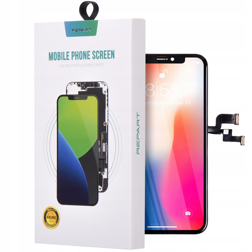 Displej Repart pro Apple iPhone X Hard Oled sklo dotyk digitizer