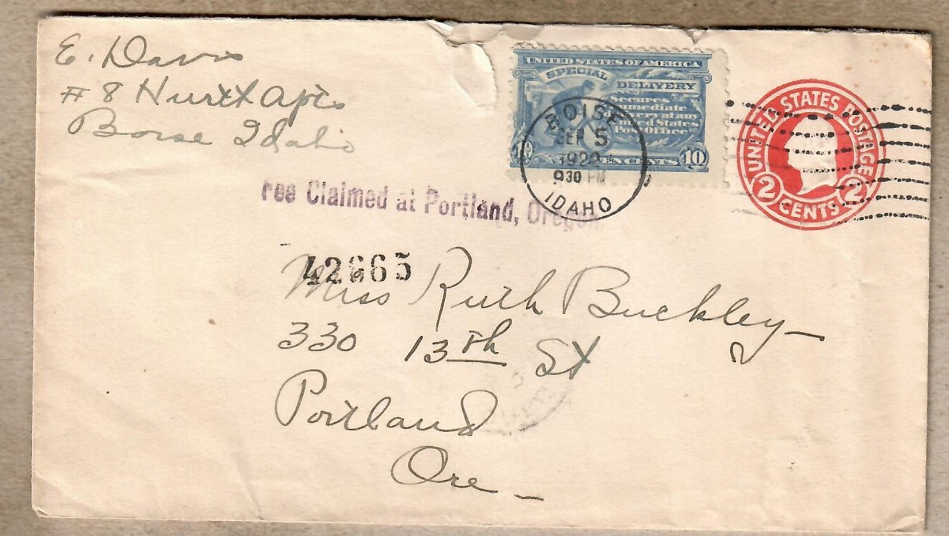 USA, 1922 r. koperta