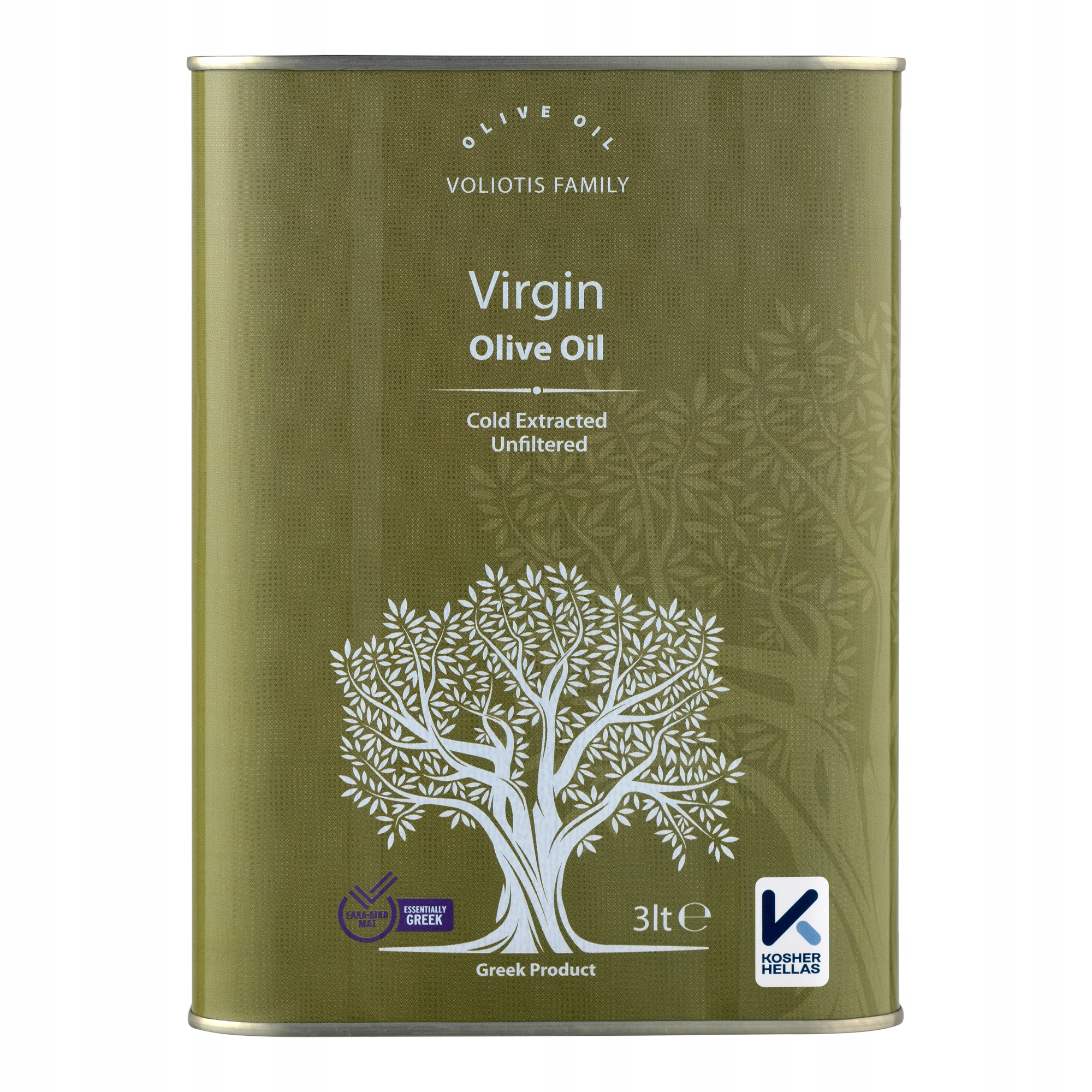 Řecký olivový olej 3L Na Smažení Virgin přírodní Voliotis Family