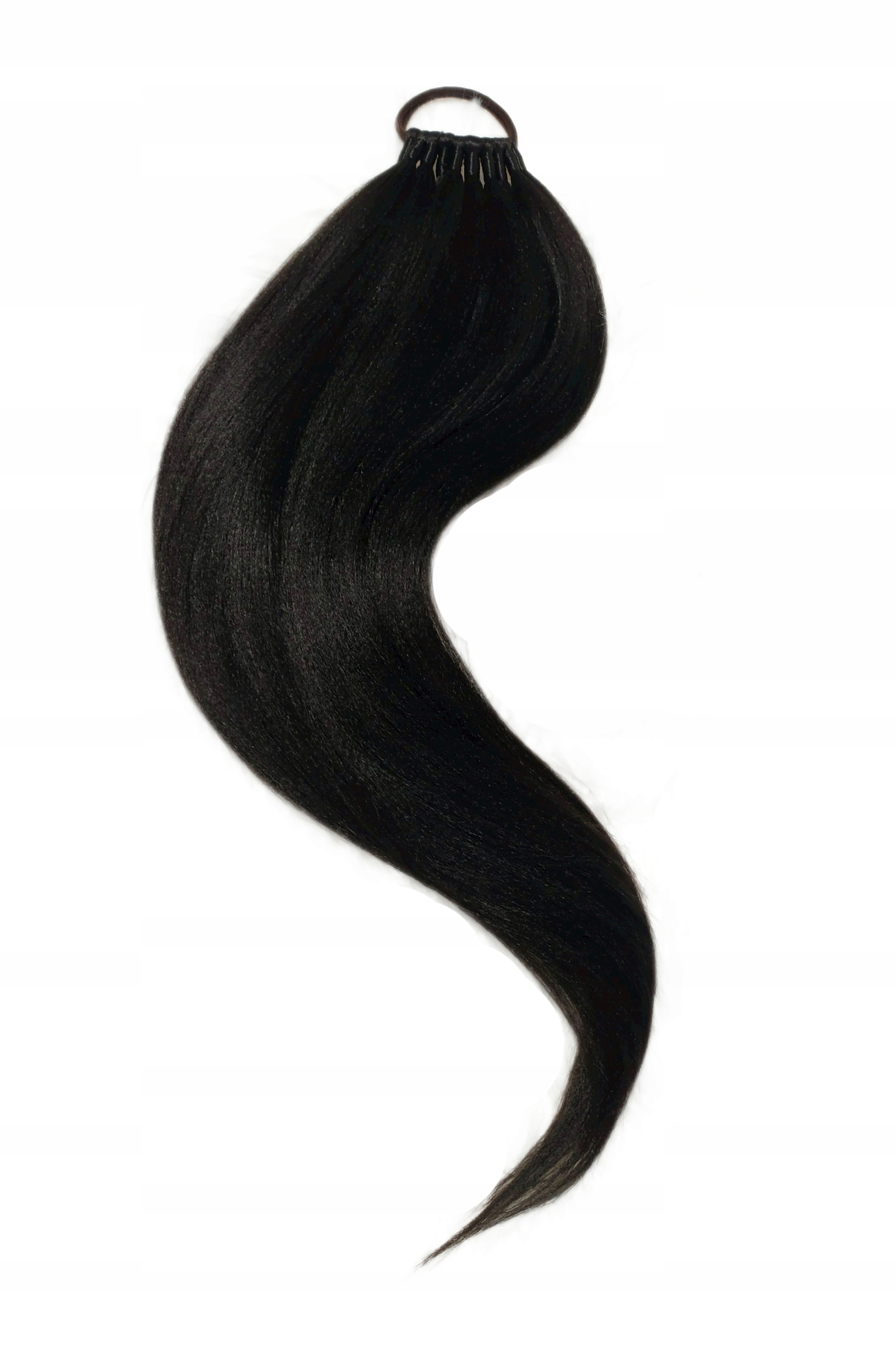 Kucyk Doczepiany Na Gumce, Kuc-Gumka, Treska, brązowy, Pani Czekolada, 50cm