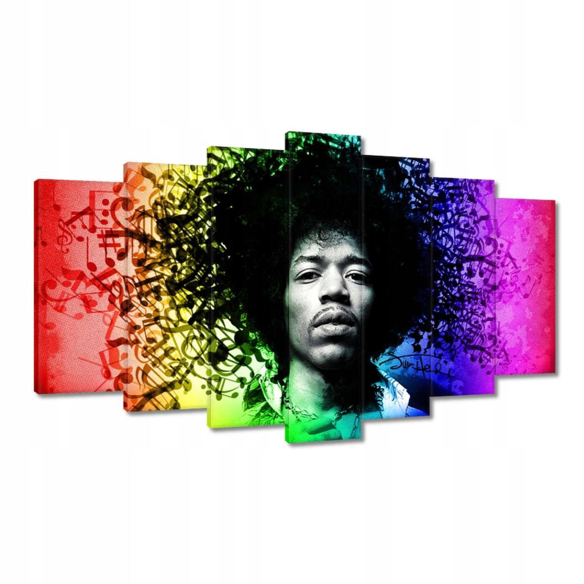 Obrazy 140x80 Duhový Hendrix