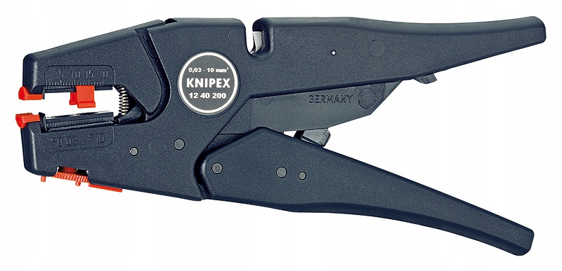 Odizolovací kleště samonastavitelné 200 mm, pro průřez 0,03-10,0 mm2 Knip