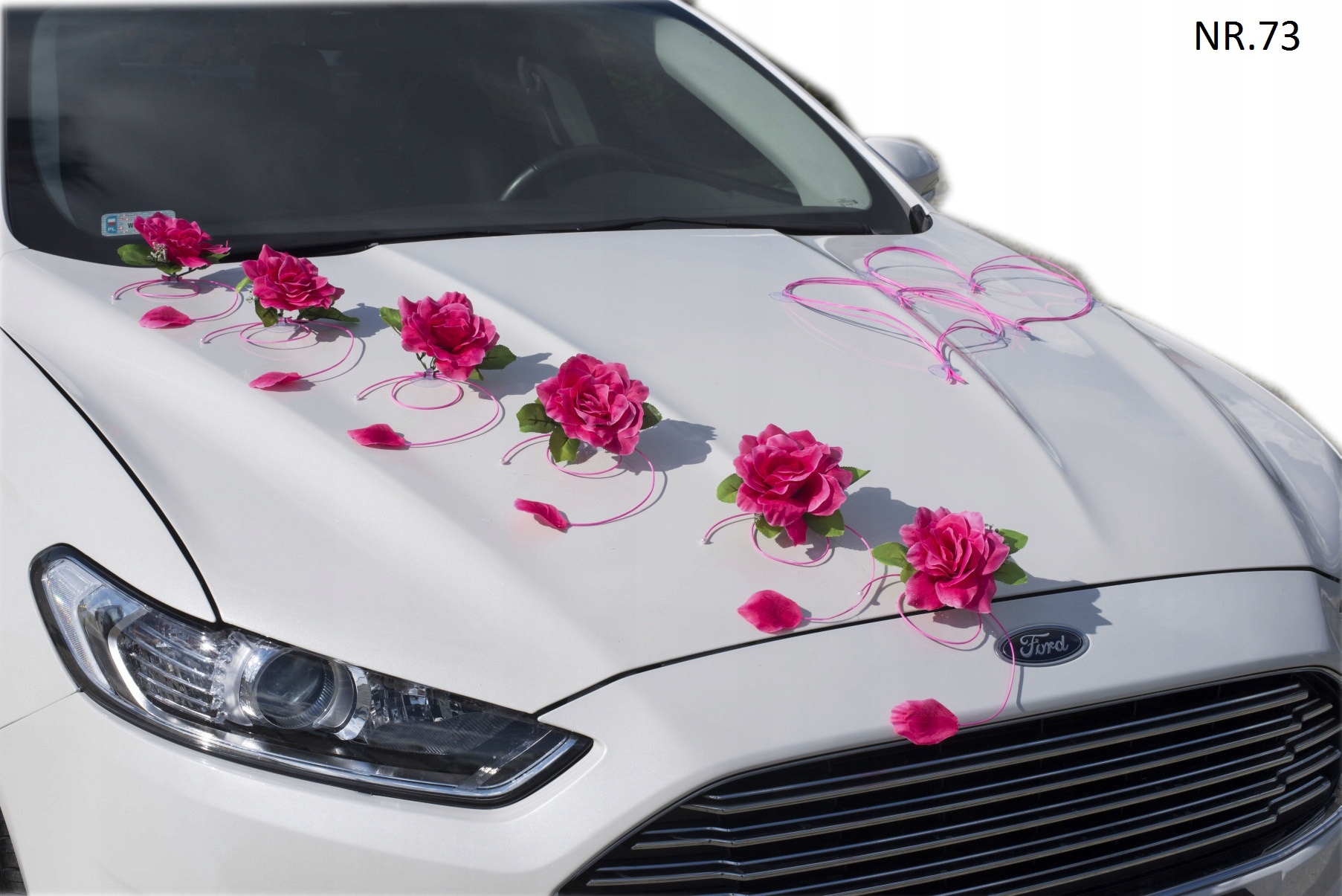 Dekorace Na Auto S Přísavkami Montáž 073