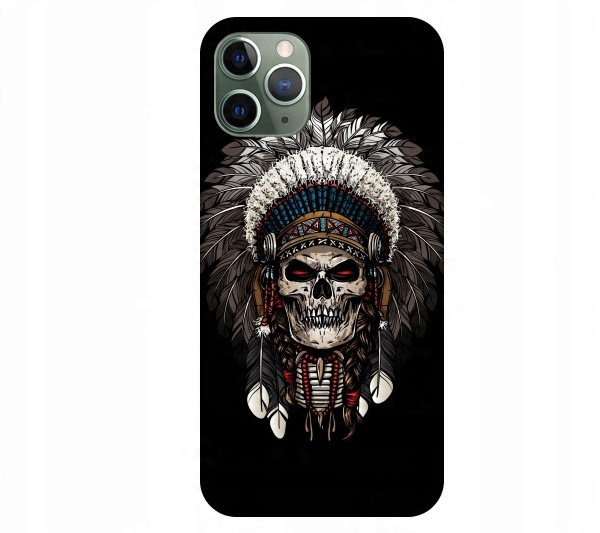

Etui pokrowiec do iPhone 11 Pro Indianin czaszka