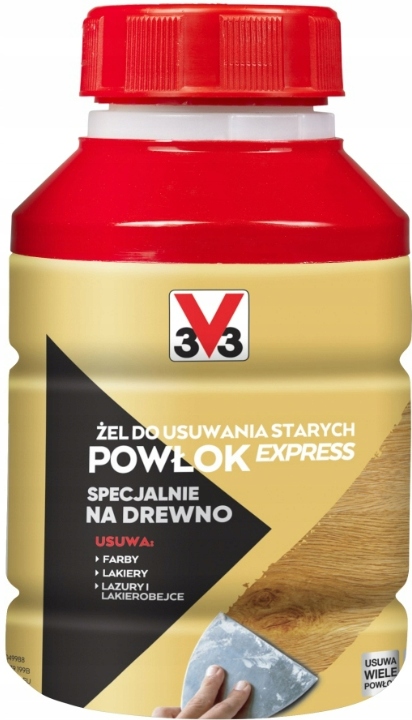 

V33 Żel do usuwania starych powłok z drewna 0,25L