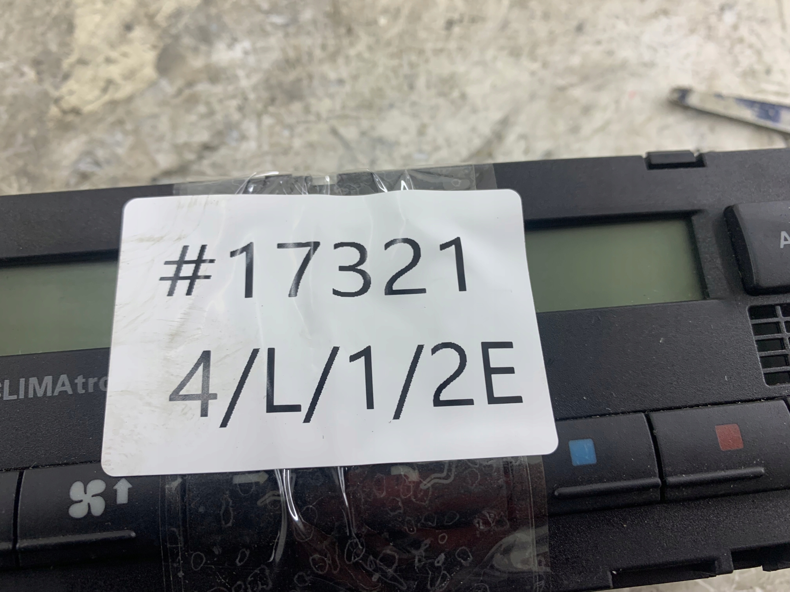 VW GOLF IV PASSAT B5 air conditioning control panel