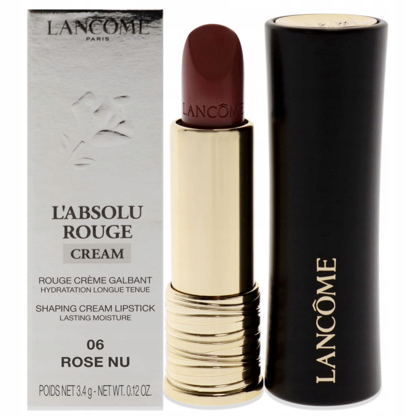 Lancome Rouge A Levres N 6-ROSE-NU, 3,4 G.