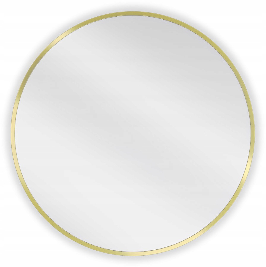 Mexen Loft Zrcadlo Koupelnové Kulaté 60 CM Rám Zlatý