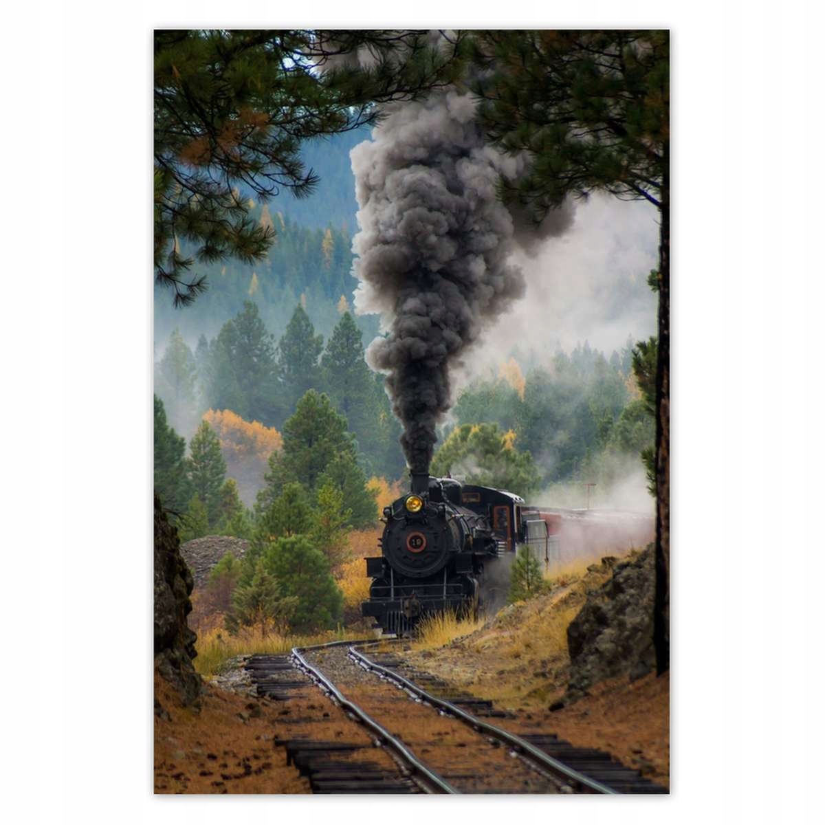 Plakáty 135x200 Parní lokomotiva