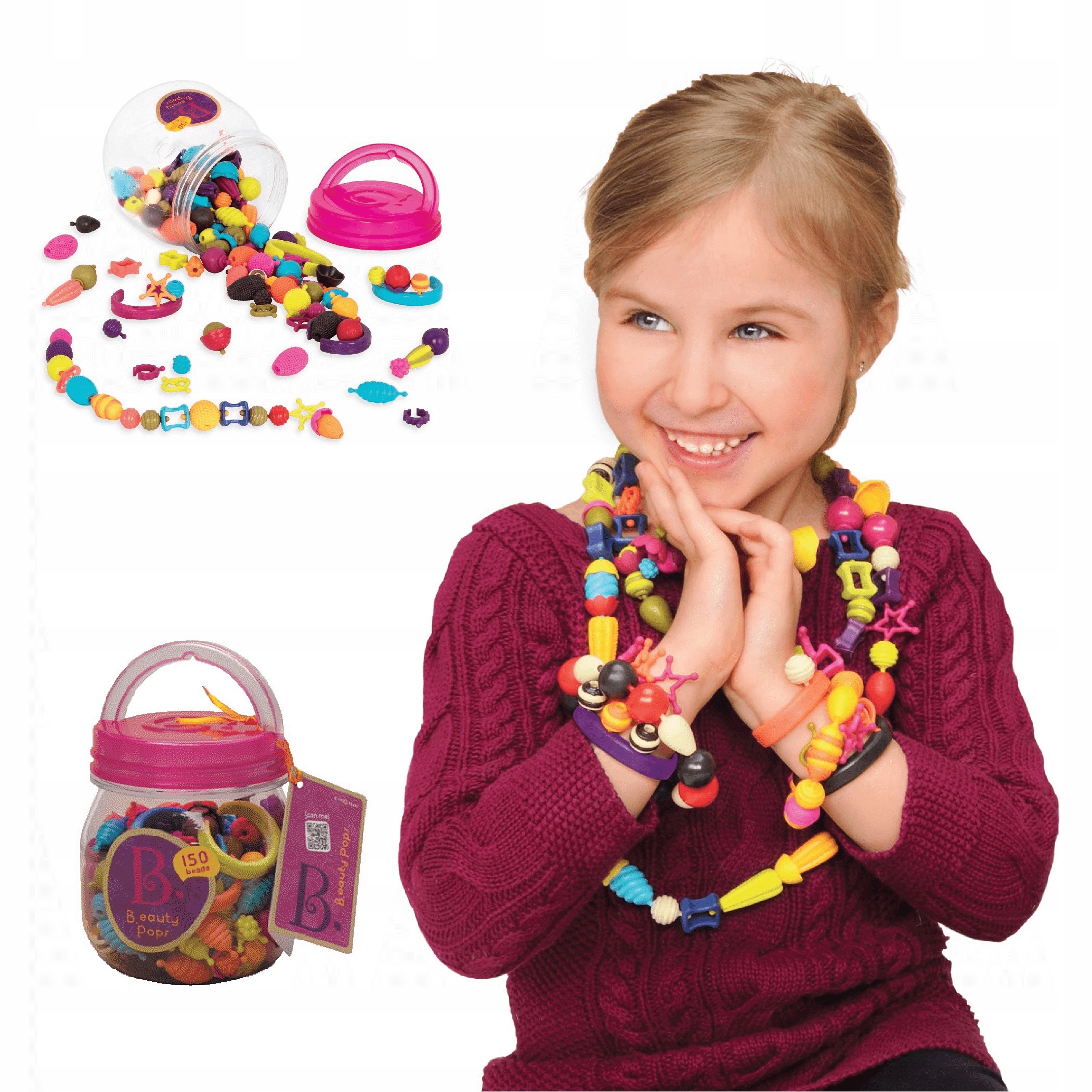 

Koraliki Zestaw Do Tworzenia Biżuterii 150el.1373Z