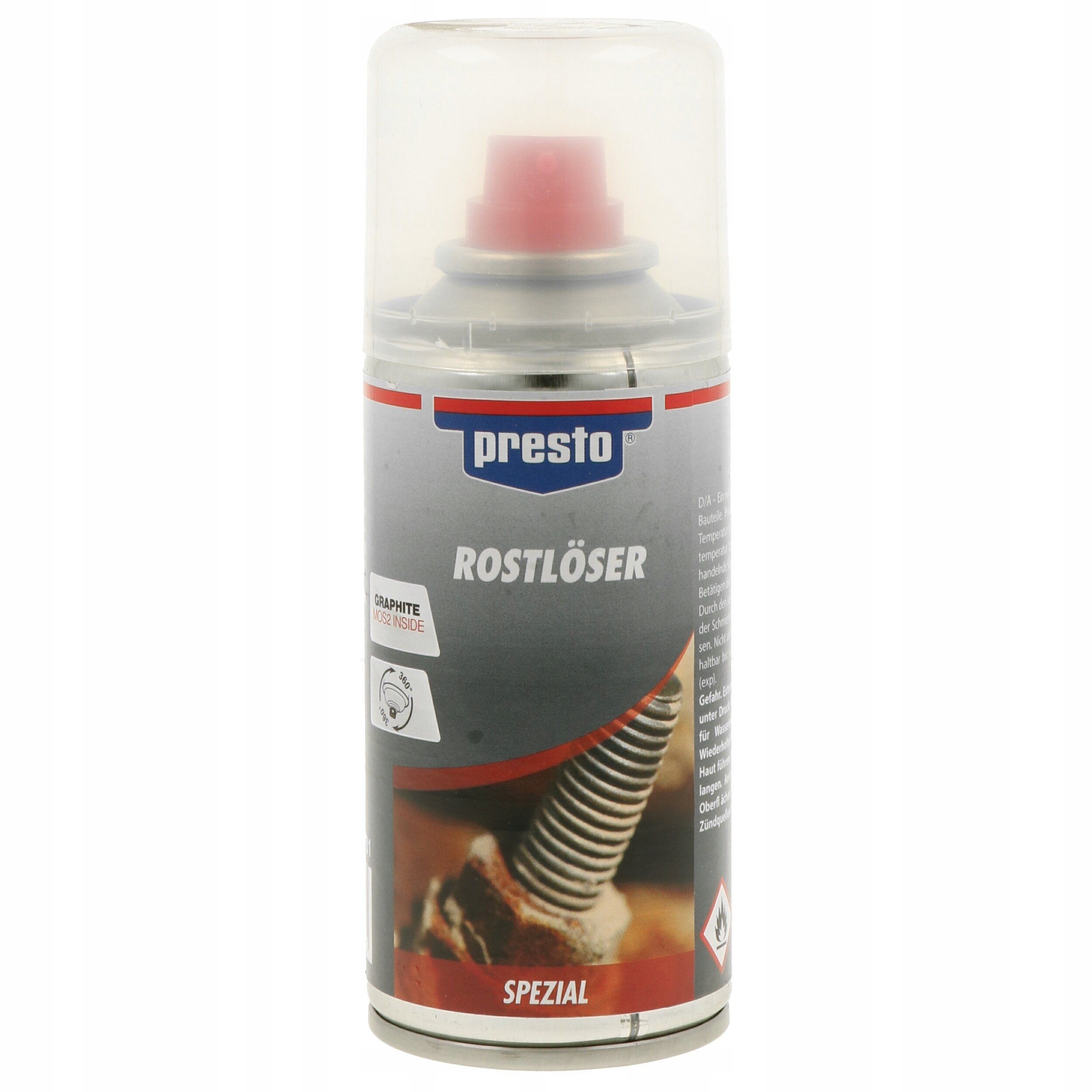 Presto Odrdzewiacz Do Poluzowania Zardzewiałych Zapieczonych Śrub 150 ml